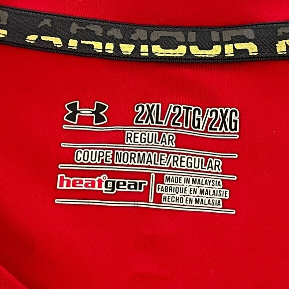 Under Armour Heatgear Shirt Mens 2XL Athletic Performance‎ Loose Fit Tee - Picture 4 of 8